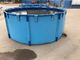 de Tank van het Geteerde zeildoekvissen van 3000L 1.2MM Vouwbaar en Opvouwbaar met van de de Vissenvijver van het Metaalkader de Plastic Tank