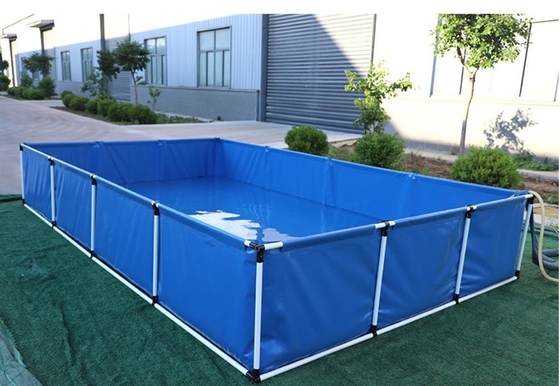 Op maat gemaakte, opvouwbare fish tank met tarpolen voor specifieke aquacultuur