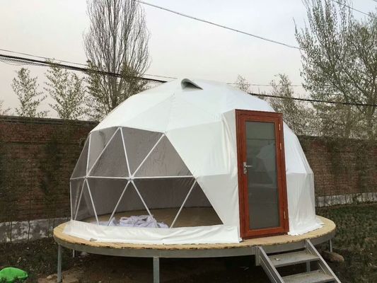 De transparante Luxestaal het Kamperen 5M Geodesic Dome Tent Openluchttenten van de de Koepelpartij van de Koepeltent