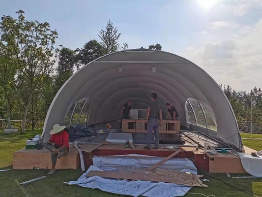 Openlucht de Toevluchttent UV Bestand 5mx7m Shell Tent van Glamping van het Luxehotel
