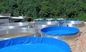 De gegalvaniseerde Tank van het Geteerde zeildoekvissen van Bladaquariums 50000 Liter