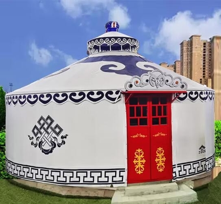 Ervaar de charme van de Mongoolse cultuur Yurt Bamboe structuur Geodetische koepel tent