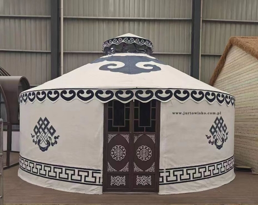 Ervaar de charme van de Mongoolse cultuur Yurt Bamboe structuur Geodetische koepel tent