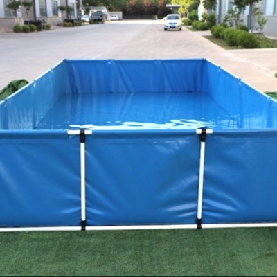 Op maat gemaakte, opvouwbare fish tank met tarpolen voor specifieke aquacultuur