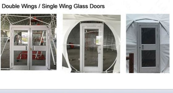 16M Diameter PVC Geodetische koepeltent Outdoor Hotel Igloo Feest tenten Grote tentoonstelling koepeltent