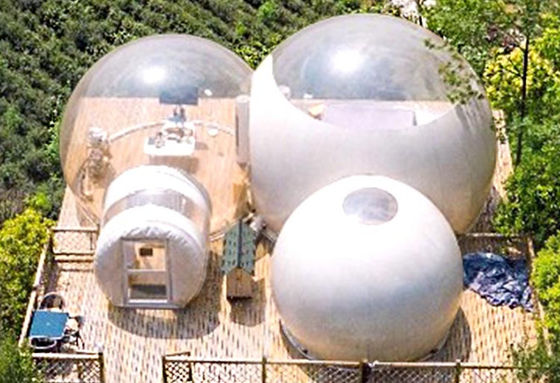Kamperende opblaasbare bubbeltent Duurzaam en langdurig
