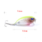 6 Plastic Hard Aas 0.30m0.9M van kleuren5.1cm/7.2g 8#Hooks 3D Ogen Floating Crank Fishing-Lokmiddel