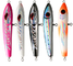 5 van het Aas Drievoudige Haken van kleuren23cm/90g 3D Ogen Stevige Houten Lokmiddel van Tuna Fishlure Wooden Pencil Fishing