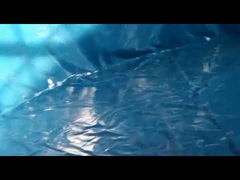 PVC-doek visvat met metalen gaas