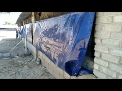 Gordijnen voor kippen, schaduw en koeienstal